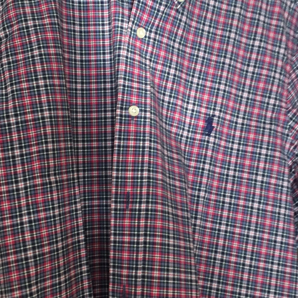 Men polo dress shirt (m)